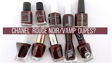 opi dupe for chanel rouge noir|chanel rouge noir temptalia.